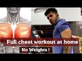 What exercise works the full chest? Full chest workout at home