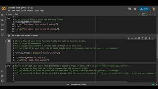 Python If Statements Lab | Conditional Logic Practice