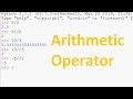 Basic Operators in Python - Arithmetic Operator | Python Tutorials