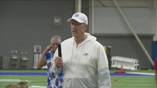 Jim Kelly hosts 36th annual football camp at One Bills Drive