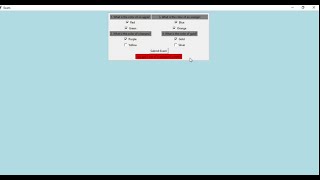 Tkinter Tutorial for beginners - Create a simple Exam GUI - Part 2