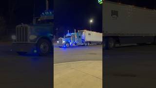 Truck driver caught me filming and this is what he does. Peterbilt 389