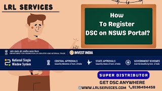 How to Register DSC on NSWS Portal