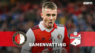 ✌️ PATRIK WÅLEMARK in vorm & prachtige goal MARCUS PEDERSEN! 🚀 | Samenvatting Feyenoord - FC Emmen