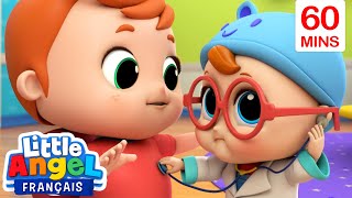 Bébé Louis Joue au Docteur | @LittleAngelFrancais | Dessin Animé