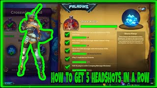 Octavia 5 Headshots in a Row Quest! Paladins!