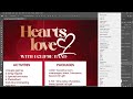 how to design a stunning valentine s day packages flyer in photoshop step by step tutorial