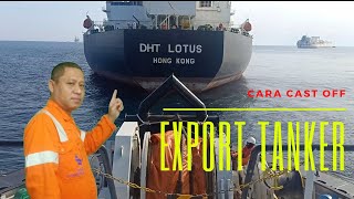 Cara Cast off Export Tanker Dan static tow FSO