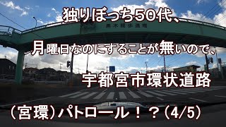 独りぼっち５０代、月曜日なのにすることが無いので、宇都宮市環状道路（宮環） パトロール！？（4/5）