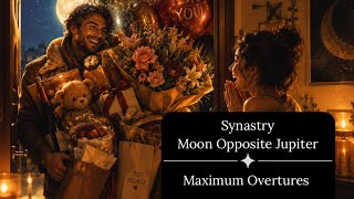 Synastry - Moon Opposite Jupiter- Maximum Overtures