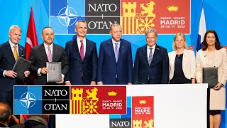 NATO Secretary General following meeting with Türkiye 🇹🇷 , Finland 🇫🇮 & Sweden 🇸🇪, 28 JUN 2022