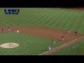 Loney starts the double play