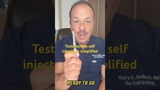 Testosterone self -injections simplified by Dr Gary Bellman #trt #testosteroneinjections #trt1 #fyp
