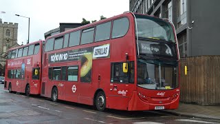 Journey on Abellio London Route 414 | Alexander Dennis Enviro 400H (2450, SK14SYZ)