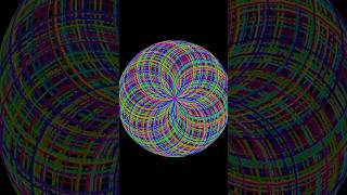 Spirograph circle design in Python / Turtle drawing tutorial / like psychedelic graphic #satisfying