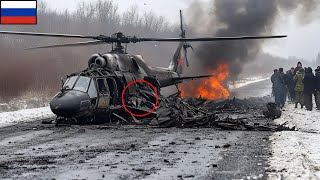 6 MINUTES AGO! Ukrainian Air Defense Shot Down Six Russian KA 52 Attack Helicopters in KURSK Region!