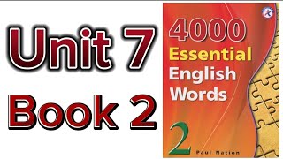 4000 Essential English Words Book 2 Unit 7 @-Learn-Easy-English