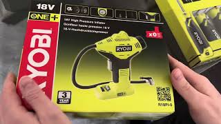 RYOBI 18V HIGH PRESSURE INFLATOR