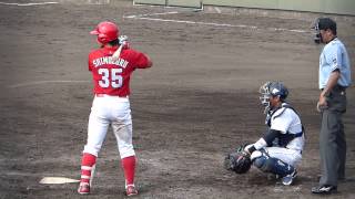 130706　高槻萩谷　オリックス 平井投手 vs 広島カープ 下水流　8回表