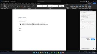 Adobe Document Generation API: Dynamic Styling