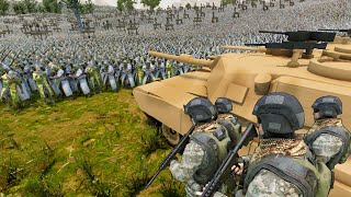 4.2 Million Medieval Army VS 150,000 Modern US ARMY! - UEBS 2: Ultimate Epic Battle Simulator 2