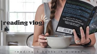 Weekly Reading Vlog | 5 books, home projects, and a trip to Virginia