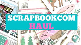 SCRAPBOOKCOM HAUL | Simple Stories Feelin' Frosty