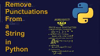 Remove Punctuations From a String in Python | Python Examples | Python Coding Tutorial | Interview