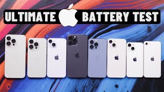 iPhone 14 Ultimate Battery Test: 14 / Pro / Max vs 13 / Pro / Max / SE