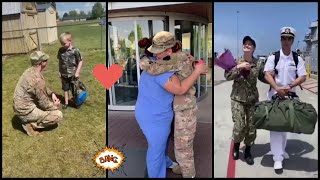 Military Coming Home Tiktok Compilation | Most Emotional Compilations | TTWarriors  # 16