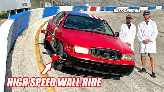 Wall Ride Test #1 - Can We Break the Freedom Factory's LAP RECORD??