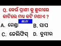 part 52 dhagadamali questions and answer in odia viral gk