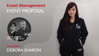 EPISODE 7 - TALKING ABOUT EVENT PROPOSAL WITH DEBORA SHARON