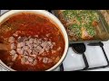 Красный Борщ с Пампушками и Салом