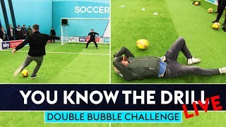 ROBBIE FOWLER vs JIMMY BULLARD | Double Bubble Challenge | You Know The Drill LIve