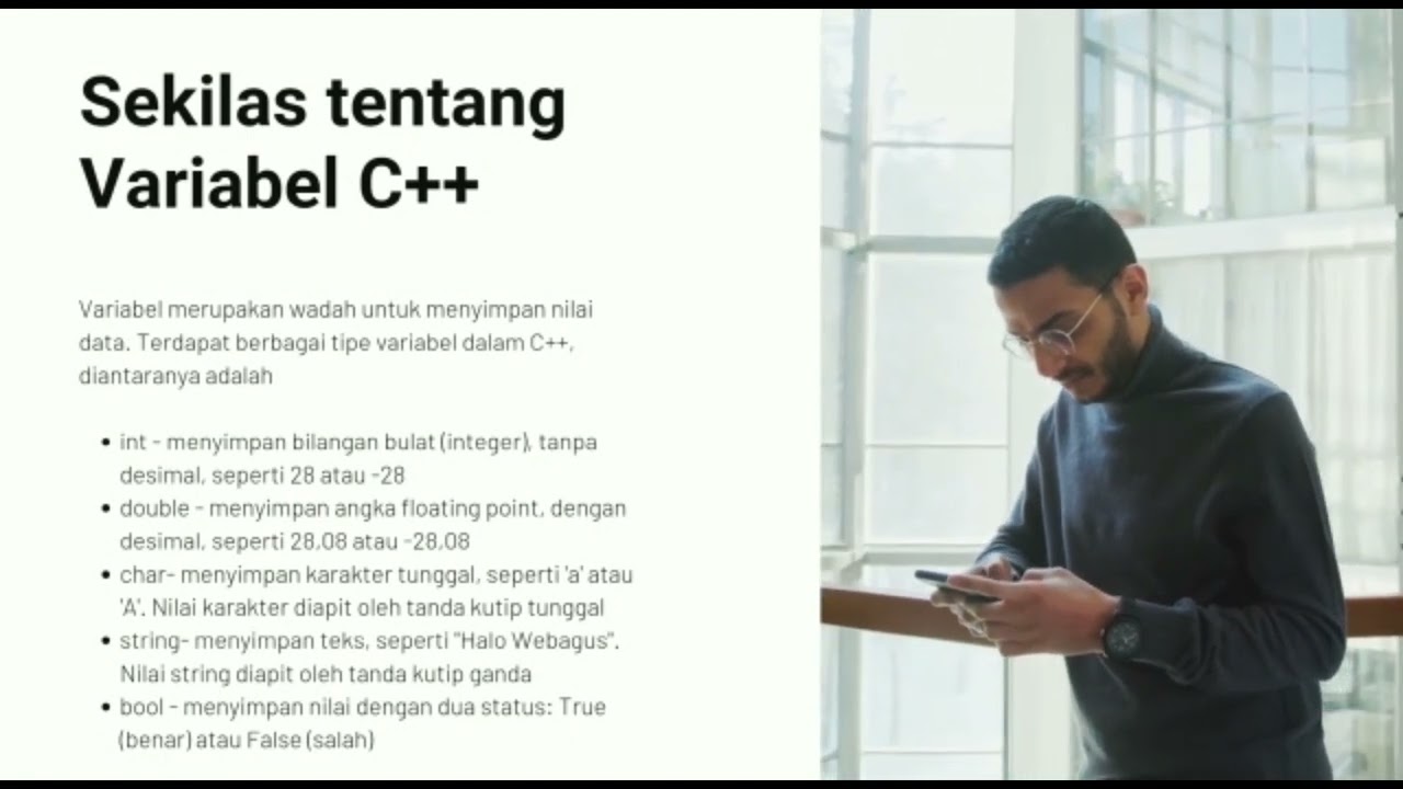 Materi Singkat Variabel C++ - YouTube