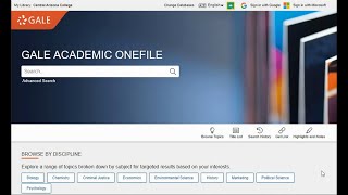 Academic OneFile