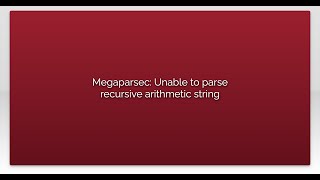 Megaparsec: Unable to parse recursive arithmetic string