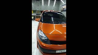 Renault Scenic 2 orange tuning