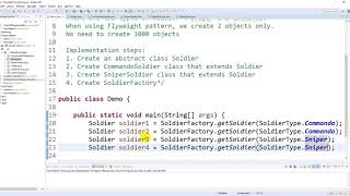 Using Flyweight pattern in Java project