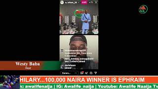 1 Hundred Thousand  Naira Guaranteed Winner on this live - AWALIFE ETHICAL  LOTTERY