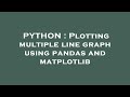 PYTHON : Plotting multiple line graph using pandas and matplotlib