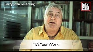 Barry John on Acting: 