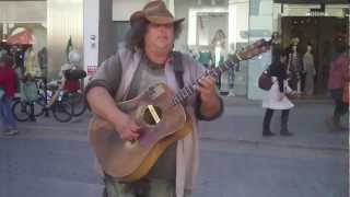 Dirt Roads--amazing homeless musician (www.davidwaltersmith.com)