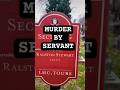 MURDERED BY SERVANT #truecrimecommunity #crime #haunted #murdermysteries #grave