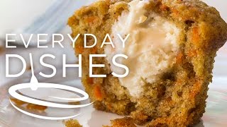 Inside-Out Carrot Cake Muffins