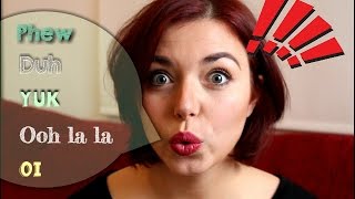 5 Common English Interjections (phew, yuk, duh, ooh la la, oi) | ESL Lesson