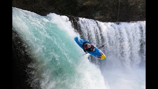 The first female to run a 100ft waterfall!The Wild Waters Trailer from Kendal Mountain Festival 2022