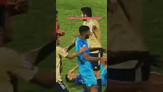 India vs Kuwait fight...  #indianfootball #sunilchhetri #indiansuperleague #bluetigers
