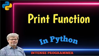 6.Print Function In Python (*,end,sep) PYTHON COURSE FOR BEGGINERS